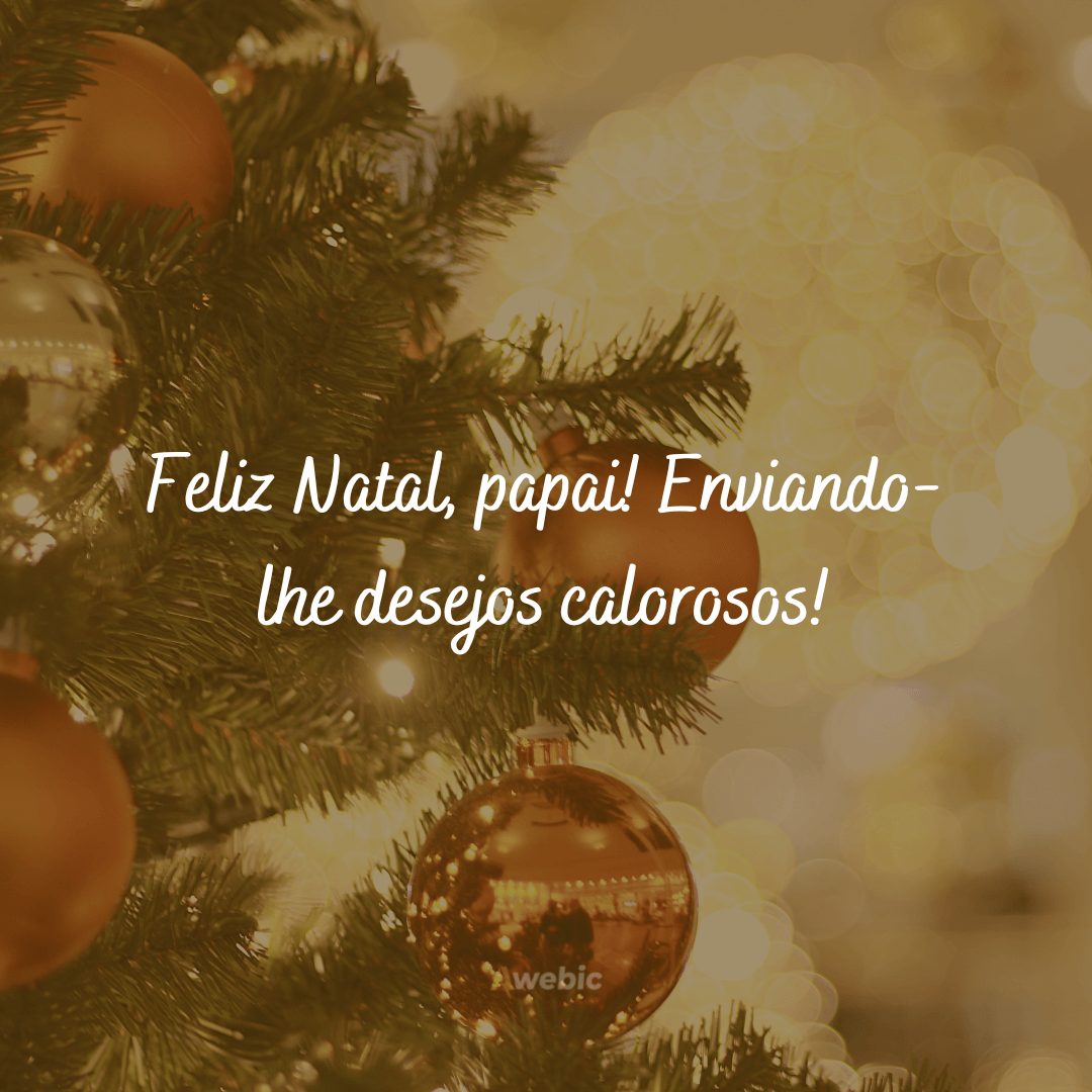 Frases de Natal para pai