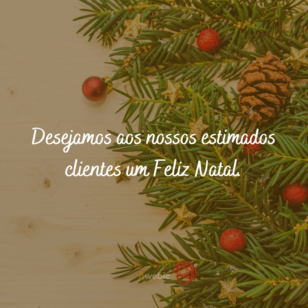 Mensagens de Natal para cliente