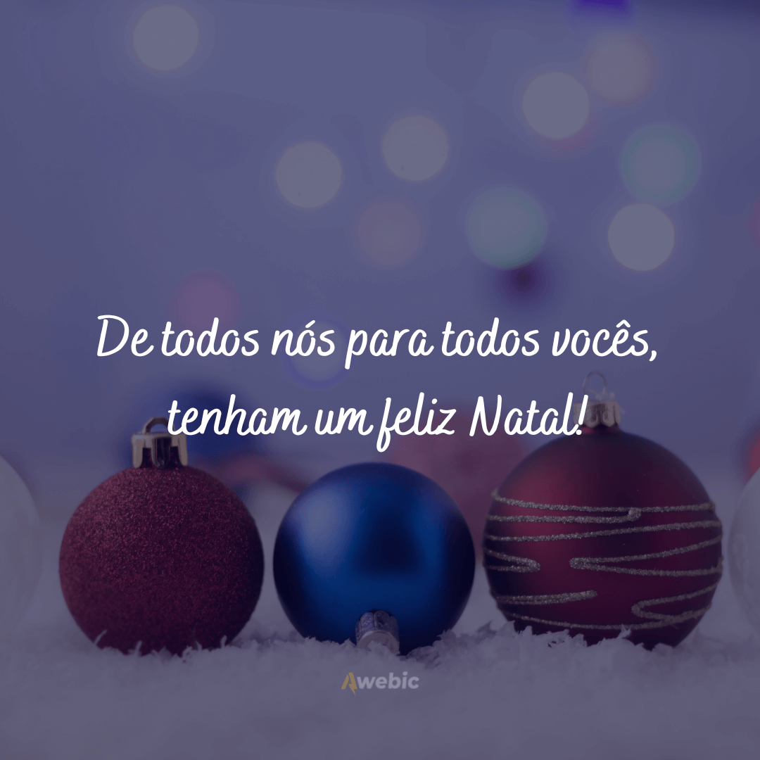 Frases de Natal para clientes e amigos