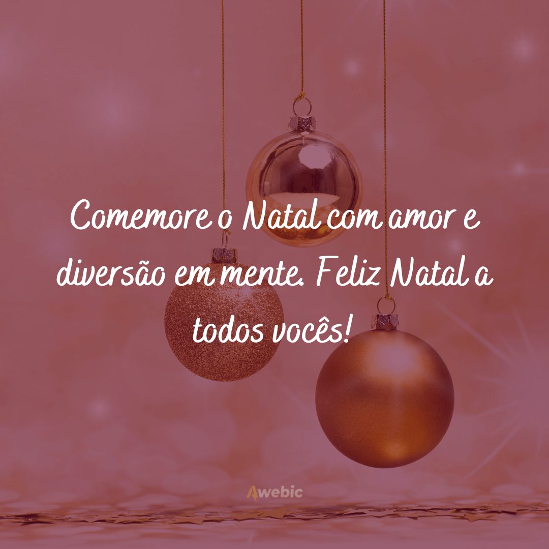 Frases de bom dia véspera de Natal