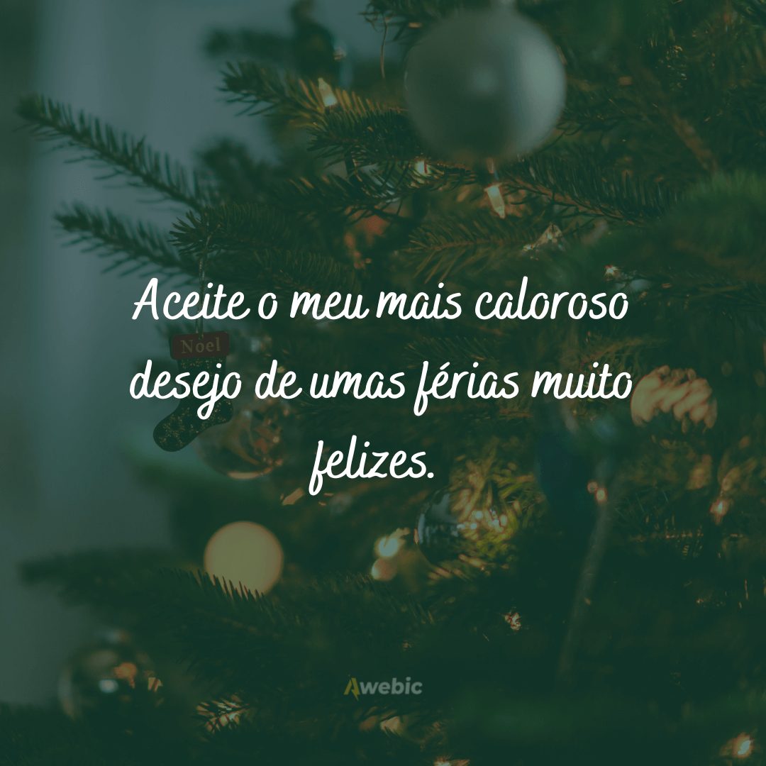 Frases curtas de boas festas