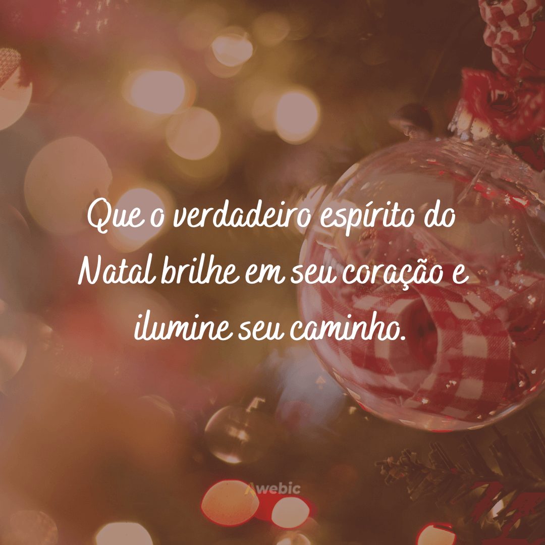 As melhores frases de Feliz Natal em imagens