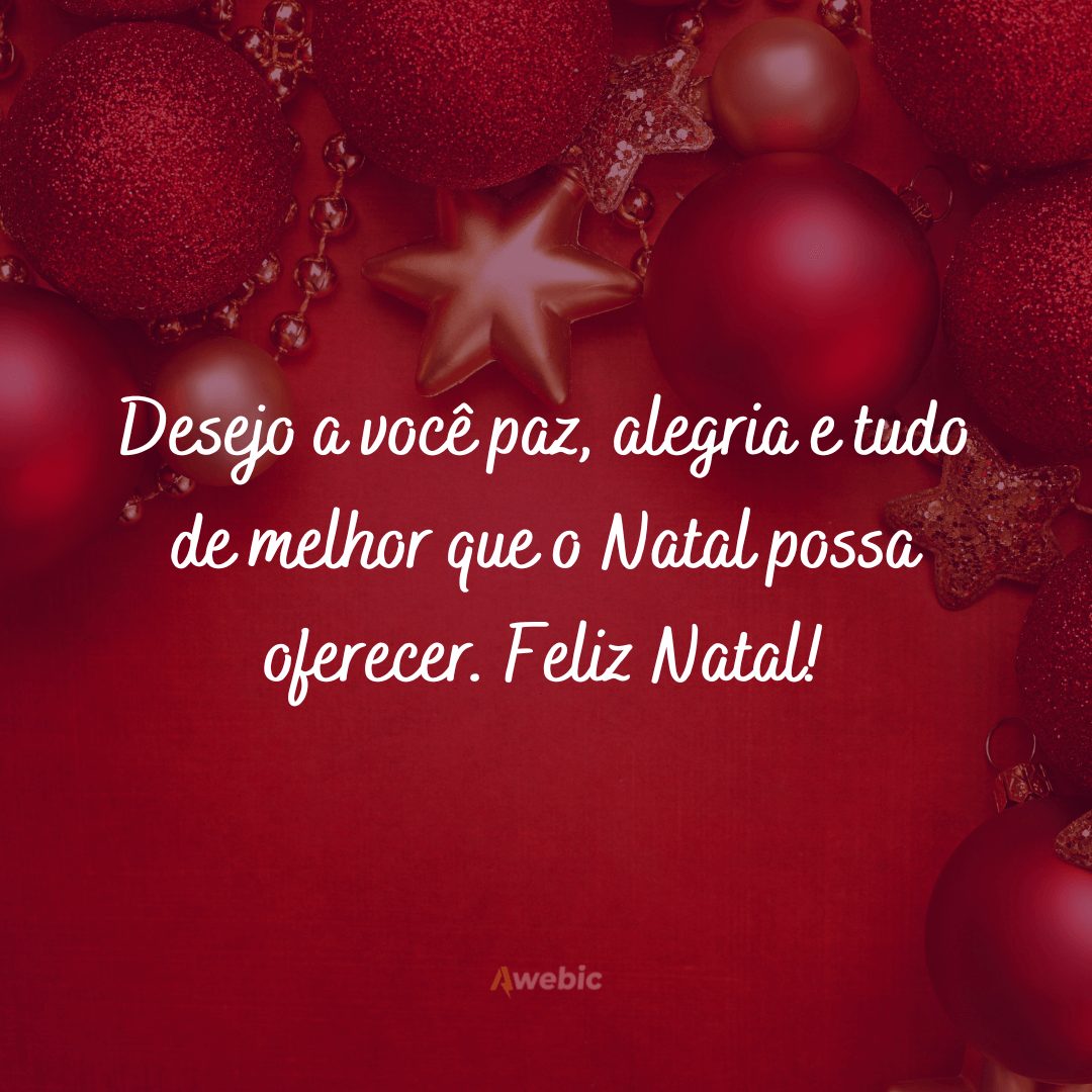 Frases para cartões de Feliz Natal