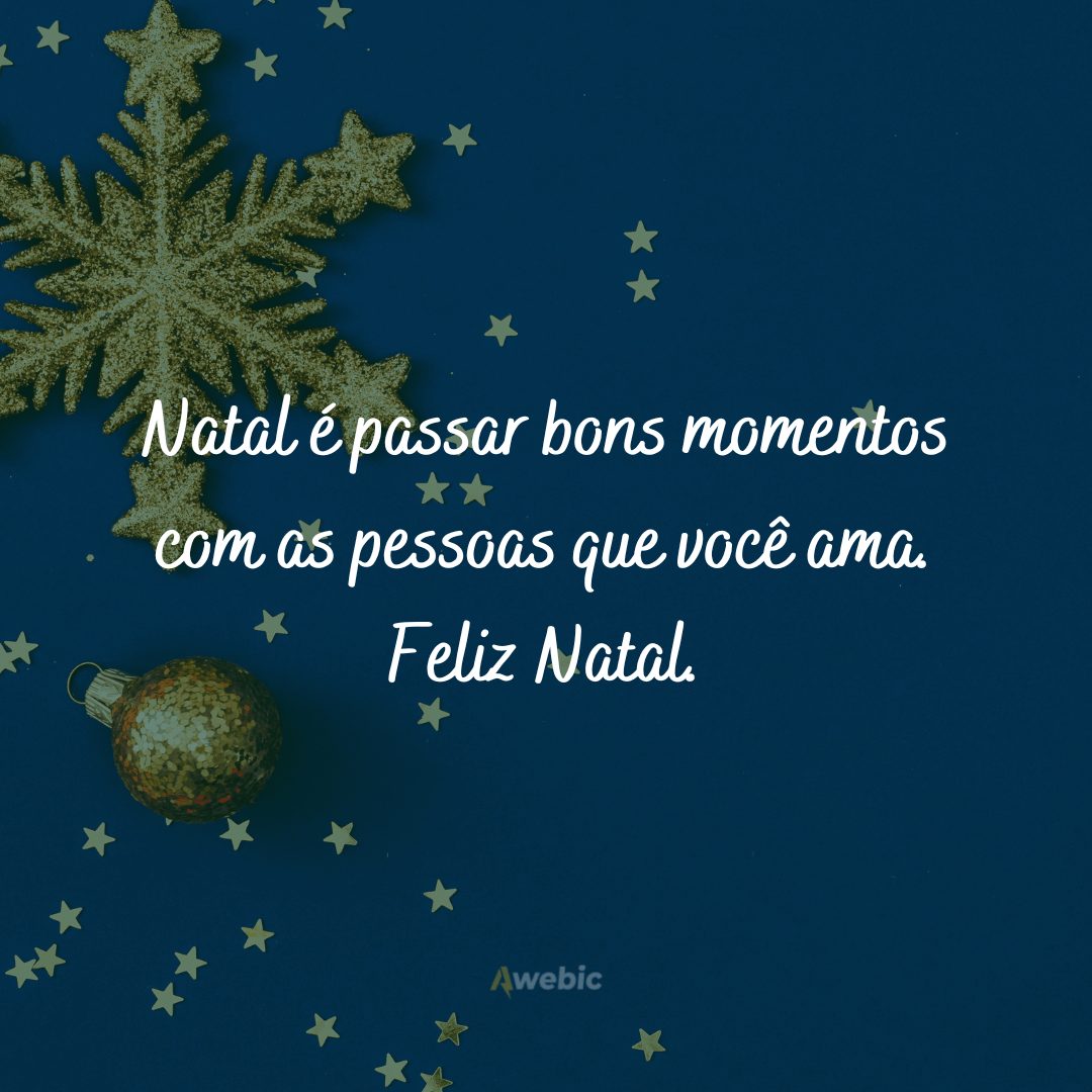 Frases de bom dia véspera de Natal