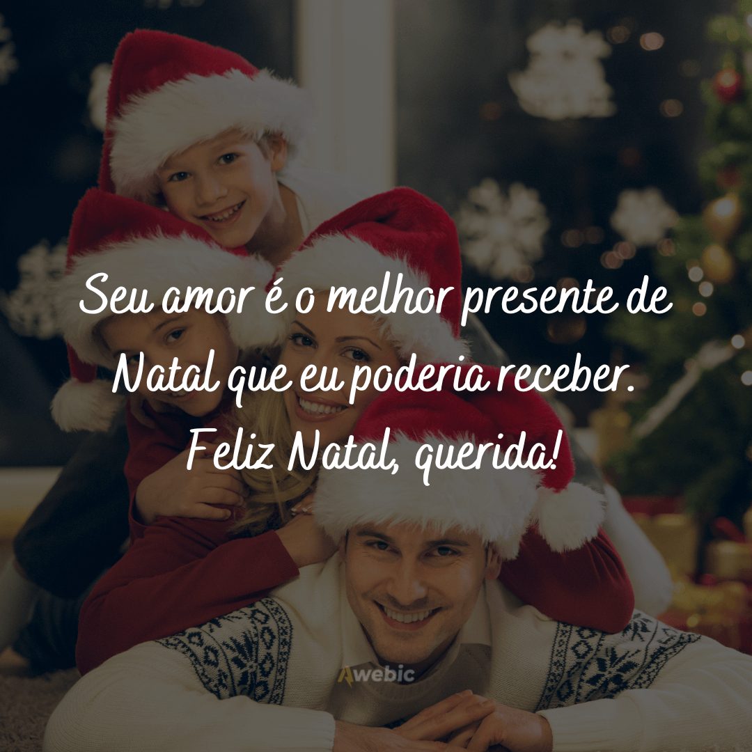 Mensagens de Natal para família