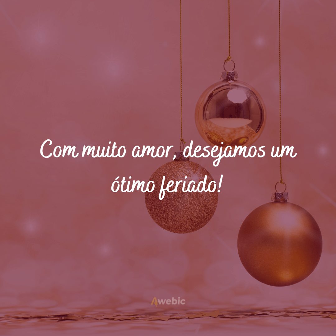 Frases curtas de boas festas