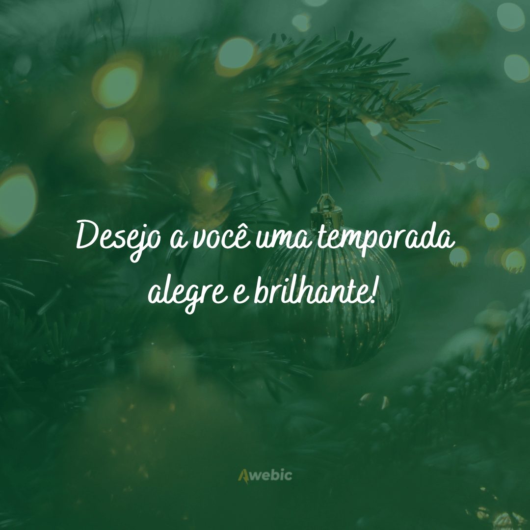 As melhores frases de Feliz Natal em imagens