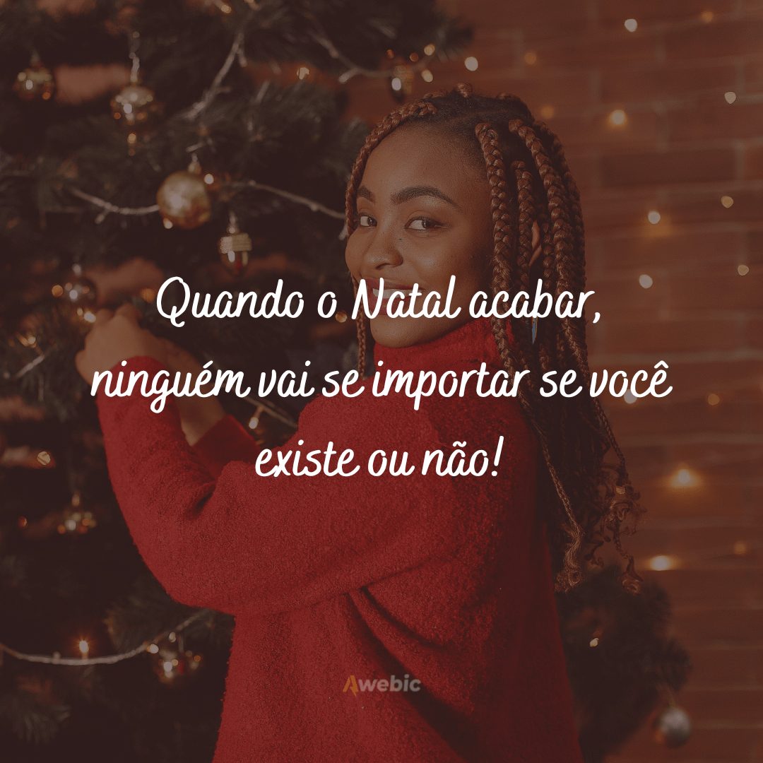 Mensagens engraçadas de Natal