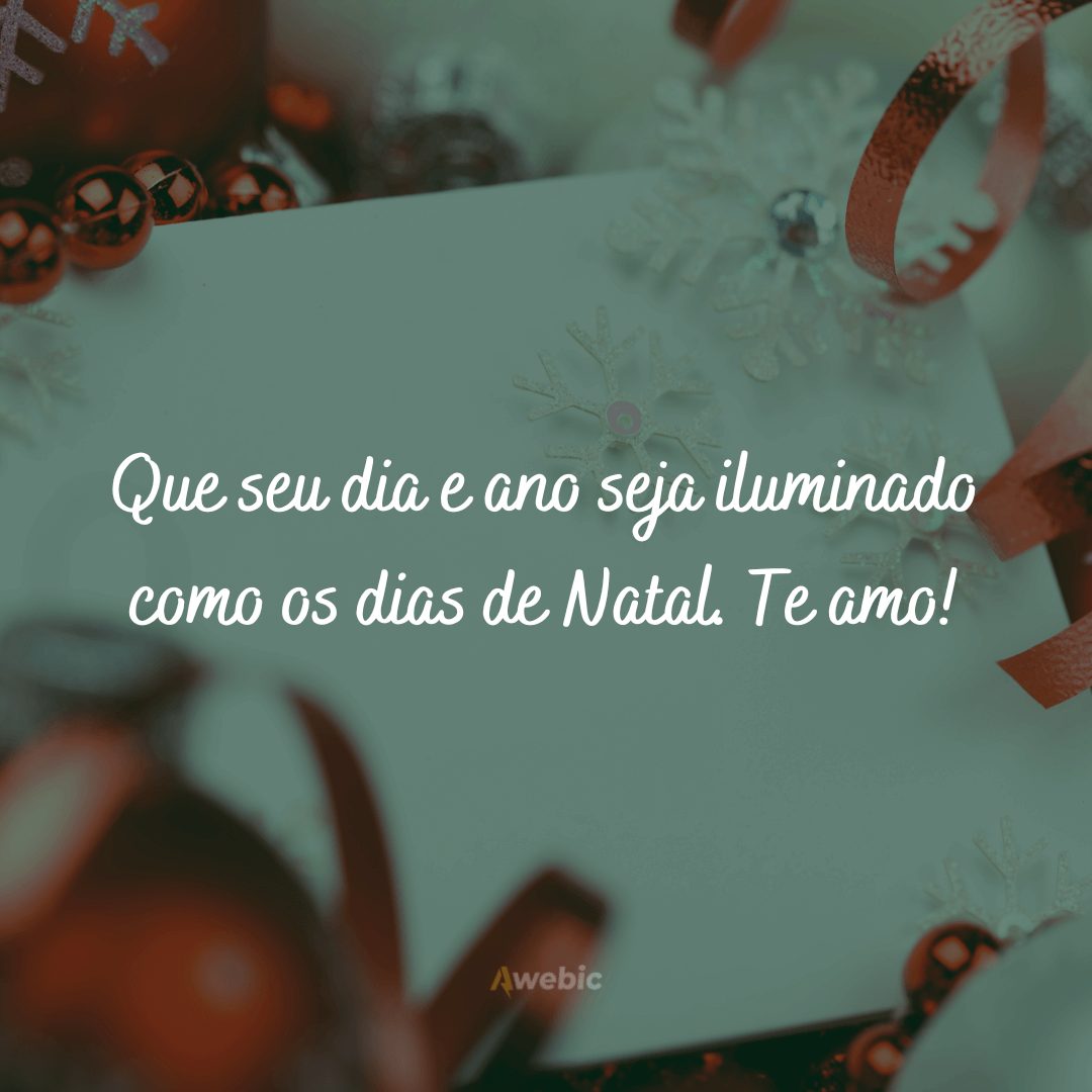 Frases para cartões de Feliz Natal