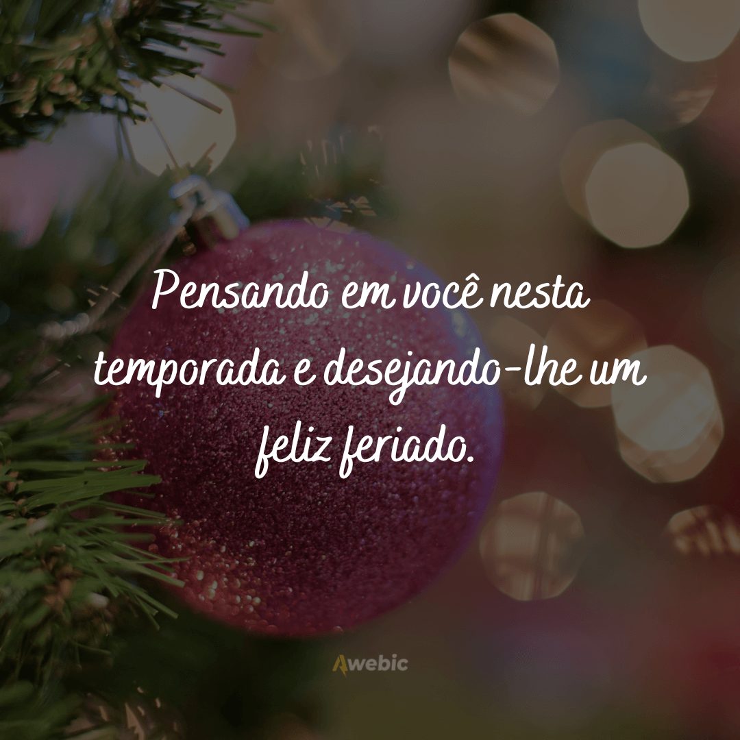 As melhores frases de Feliz Natal em imagens