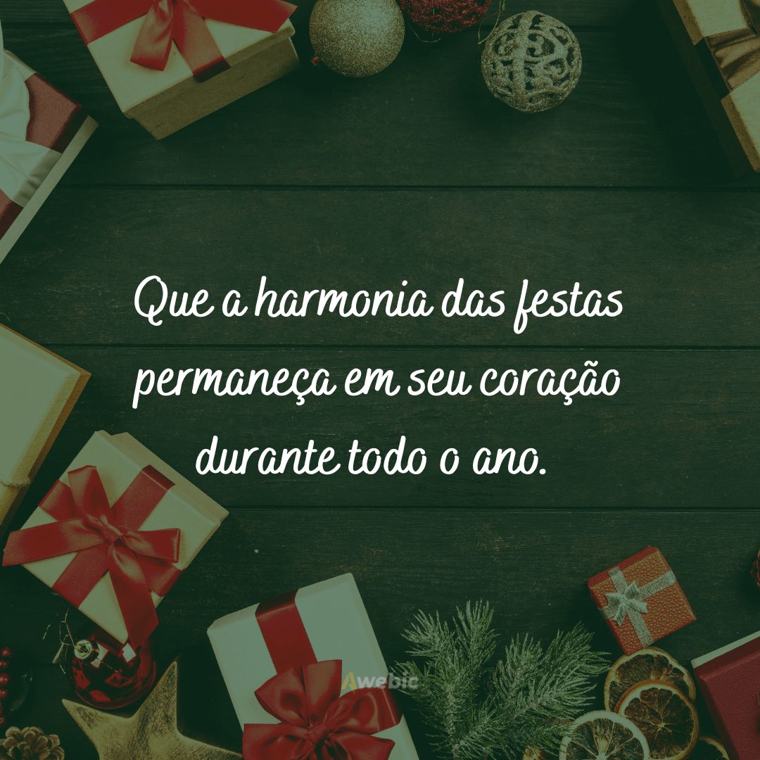 Frases curtas de boas festas