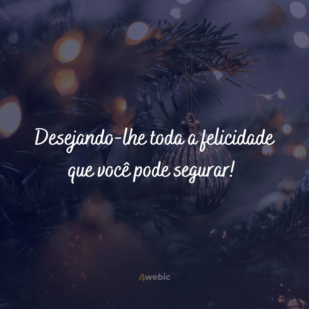 Frases curtas de boas festas