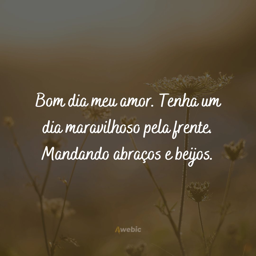 Frases de bom dia com carinho