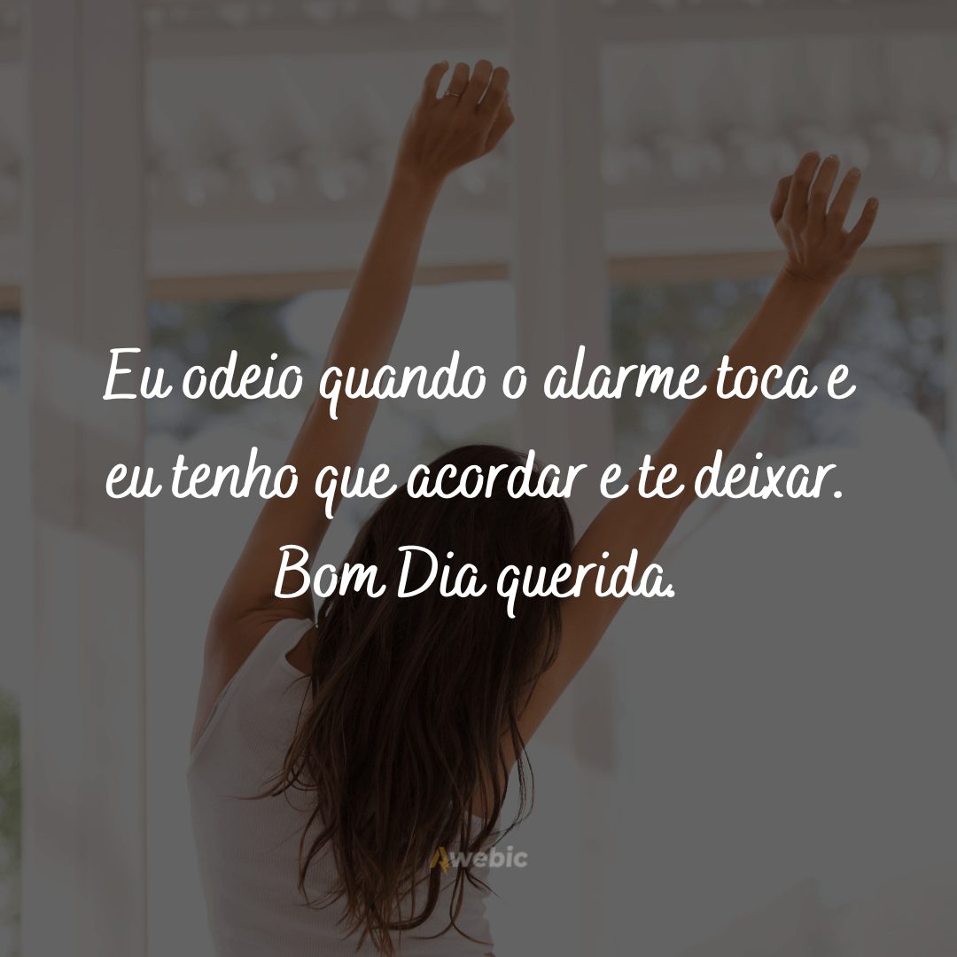 Frases de bom dia para esposa