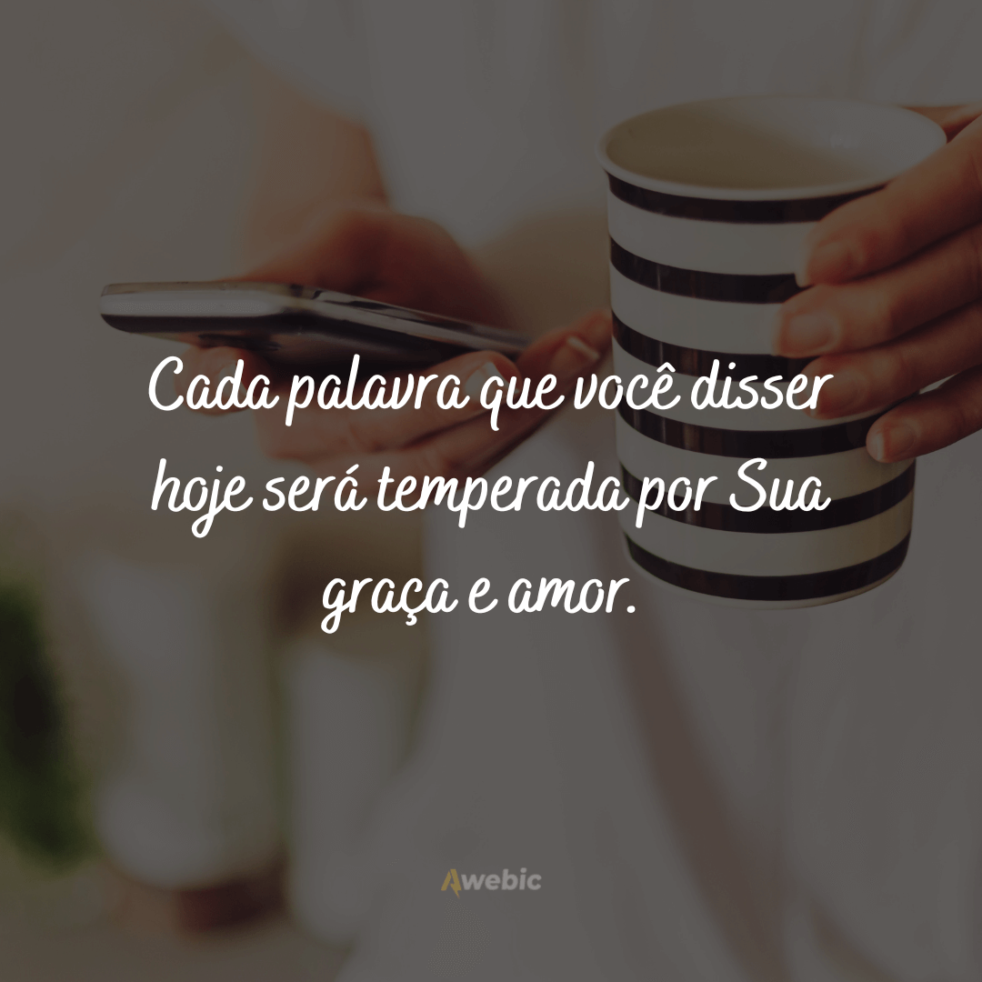 Frases de bom dia com Deus