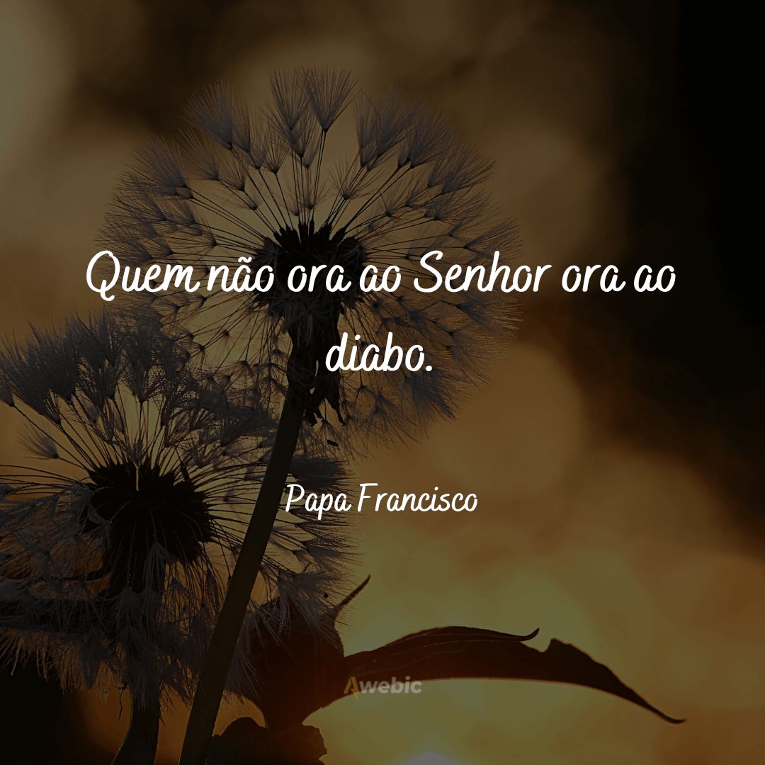 Frases do Papa Francisco