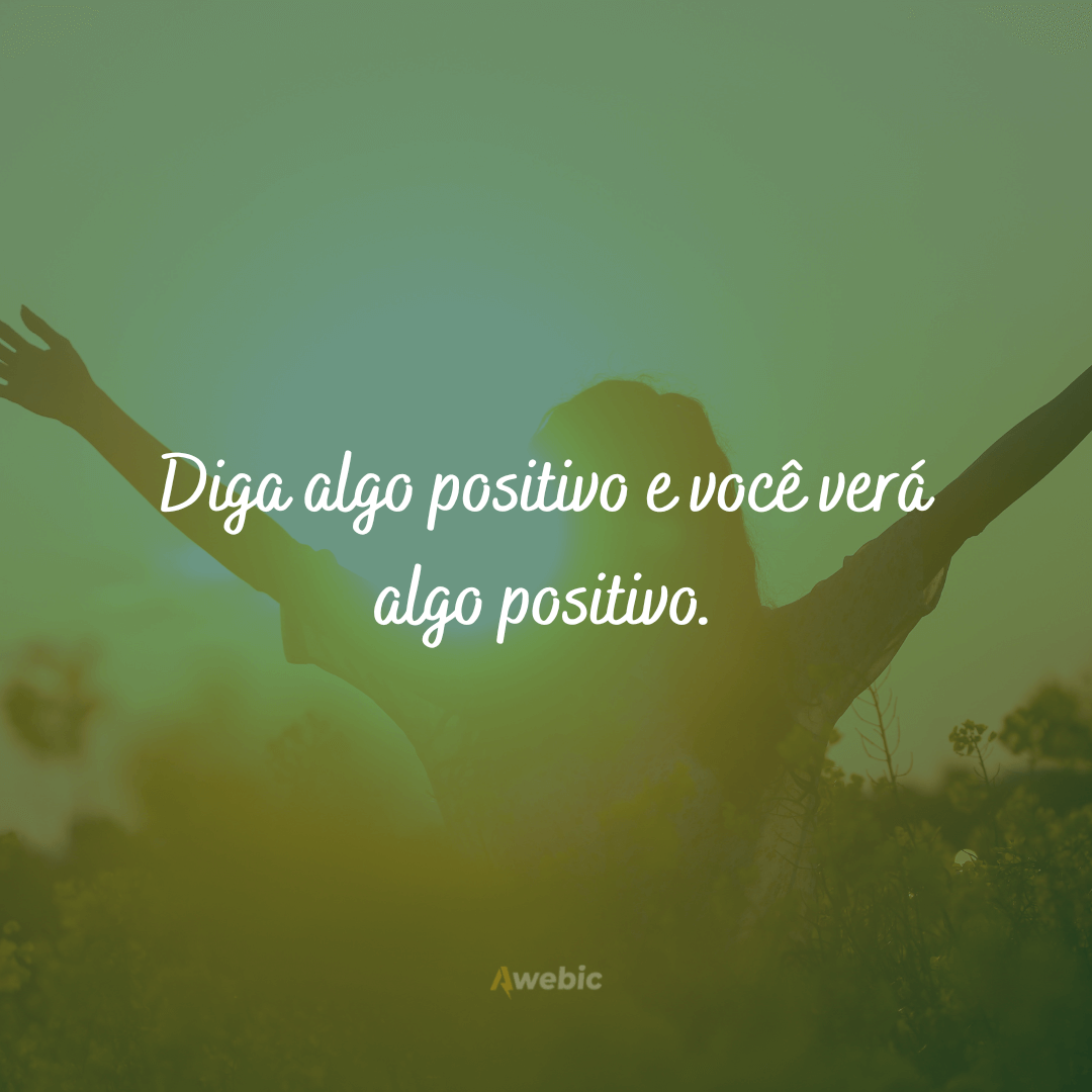 Mensagens de positividade