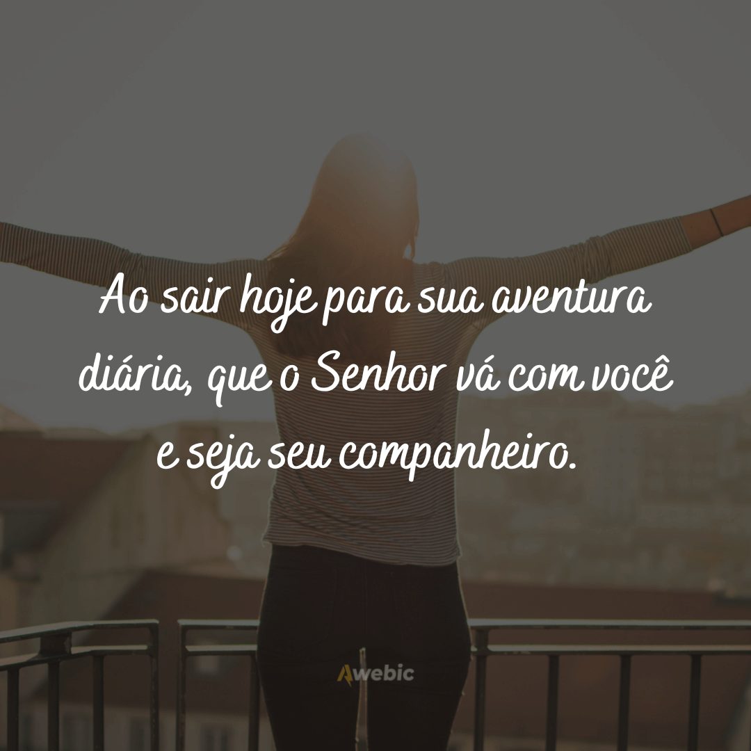 Frases de bom dia com Deus