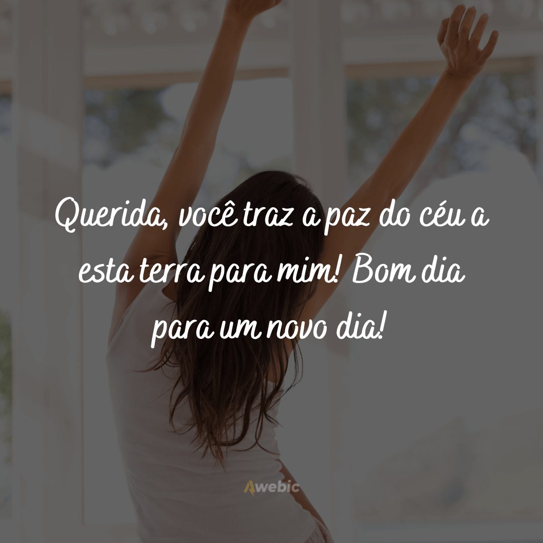 Frases de bom dia com carinho