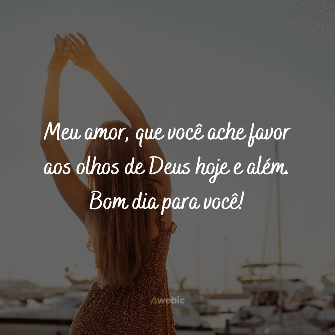 Frases de bom dia com Deus