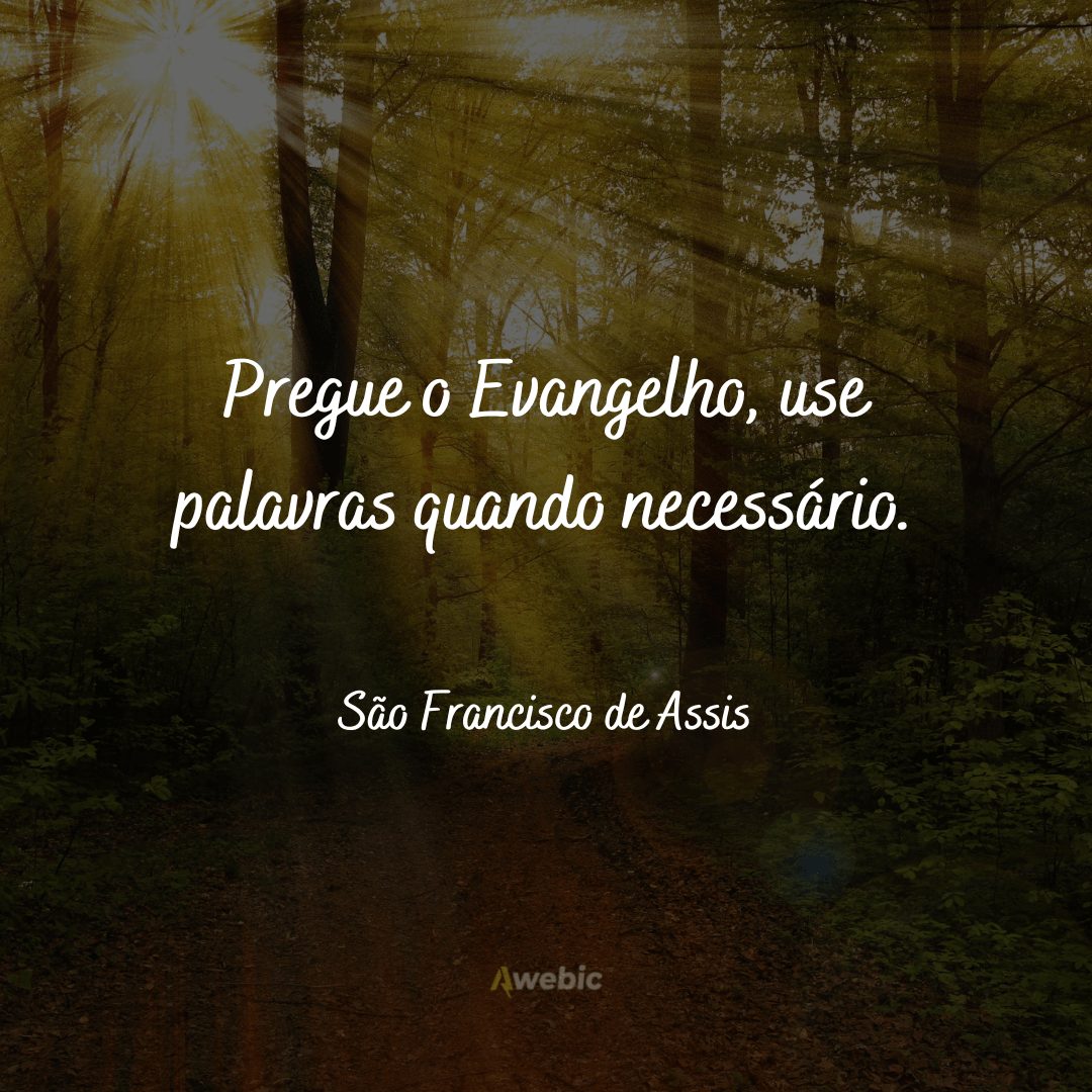 Frases de São Francisco de Assis