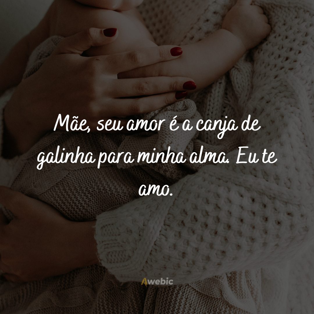 Declarações de amor para mãe