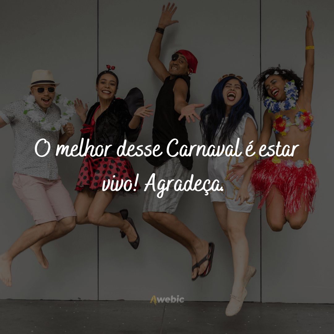 Frases engraçadas de Carnaval