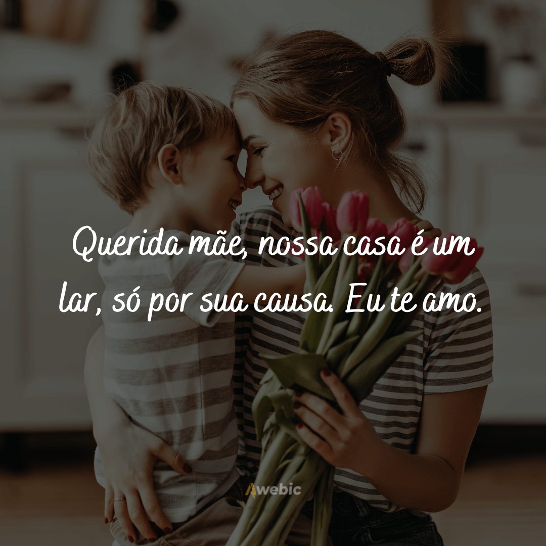 Declarações de amor para mãe