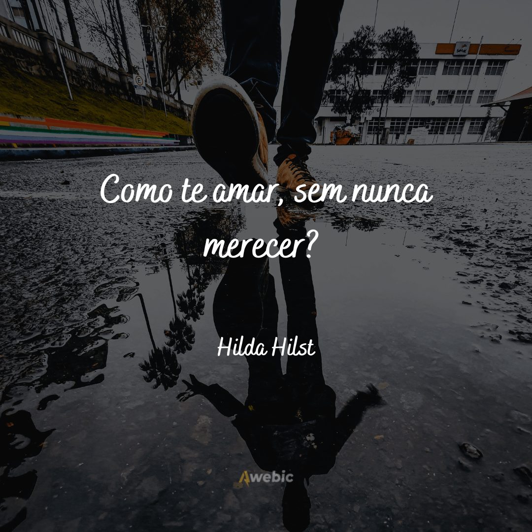 Frases de Hilda Hilst