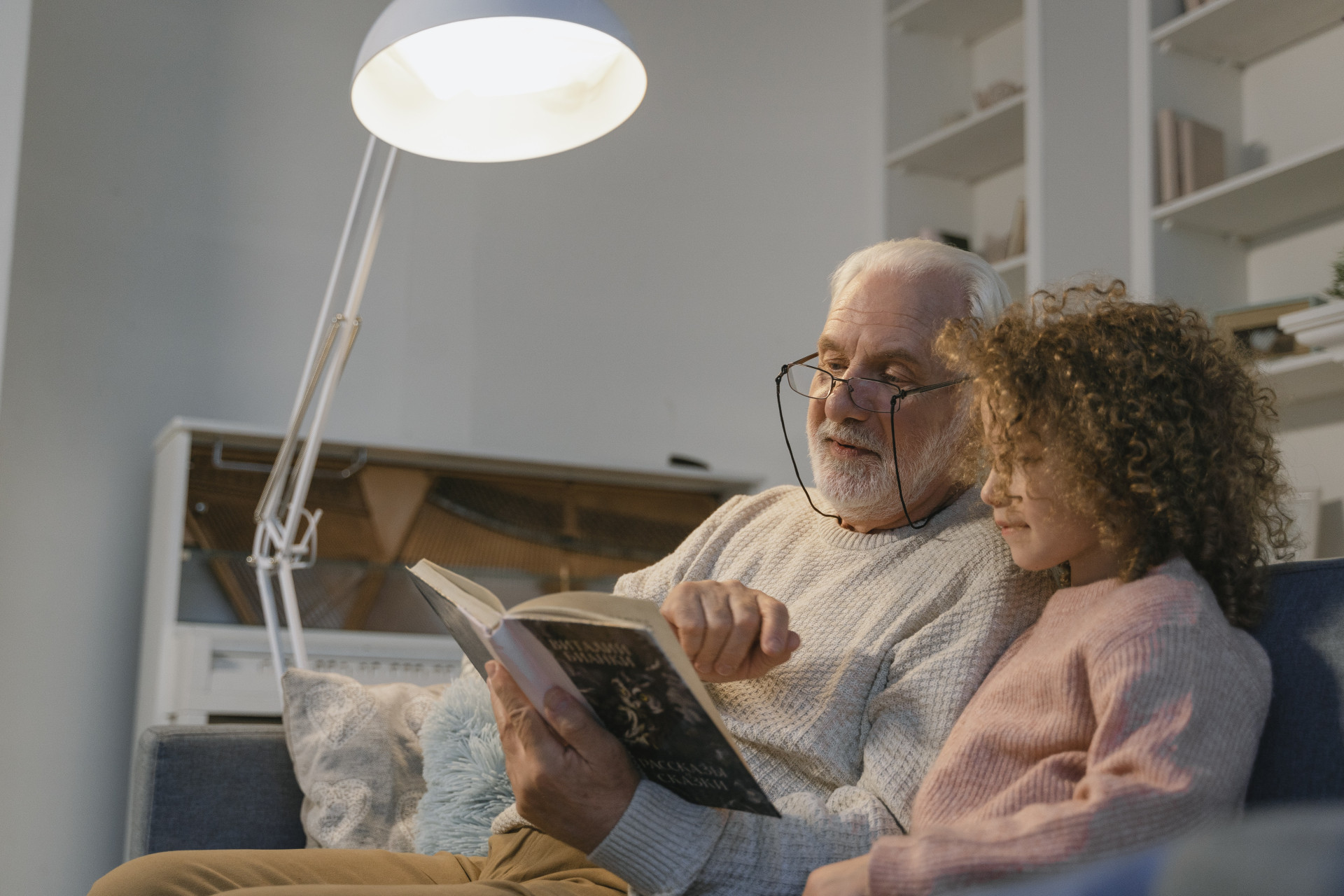 ler para os filhos antes de dormir