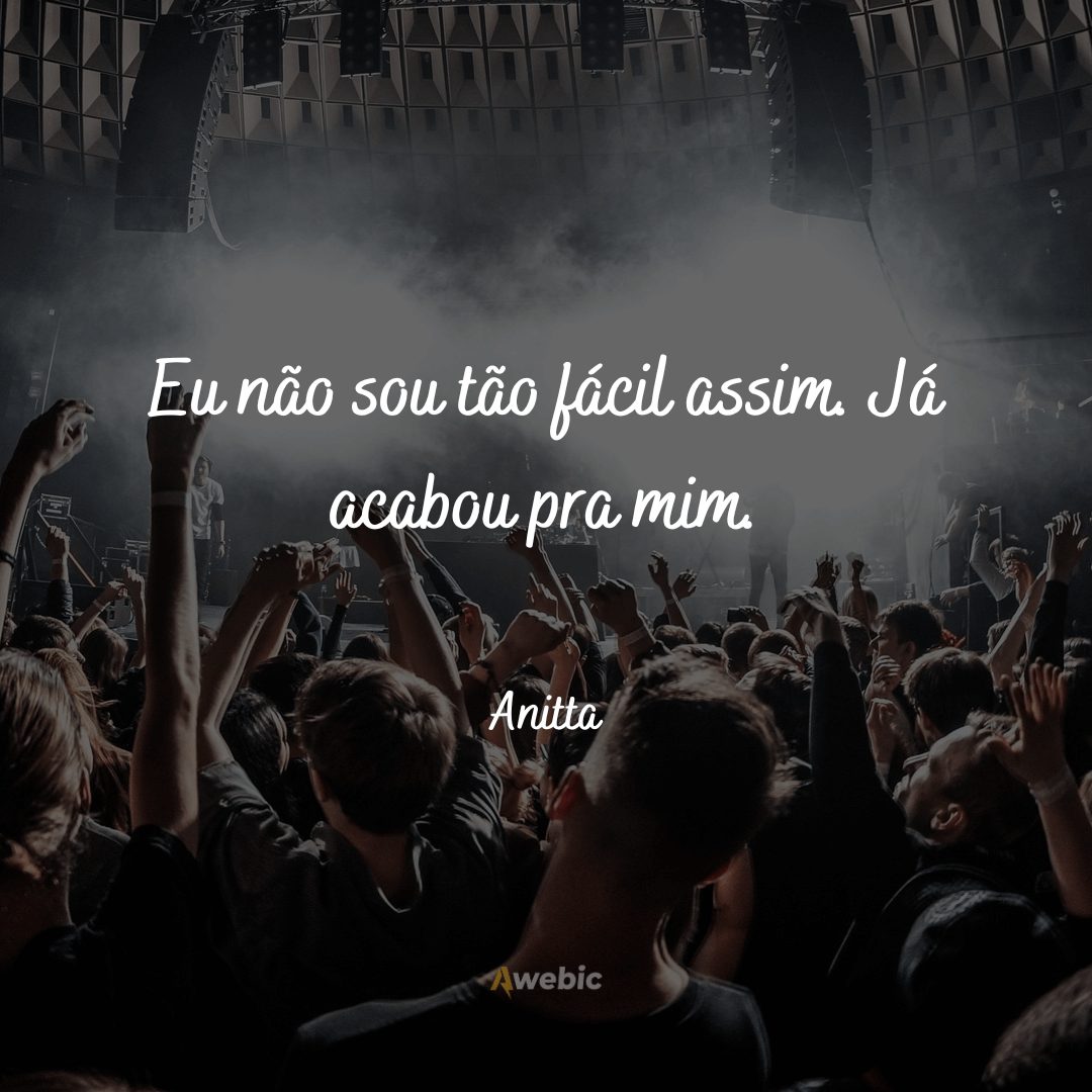 Trechos de músicas de Anitta