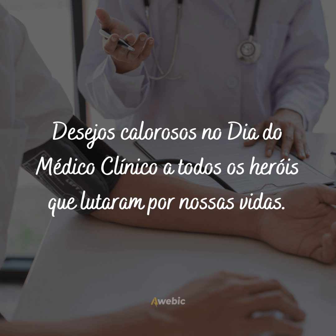 Mensagens para o Dia do Médico Clínico