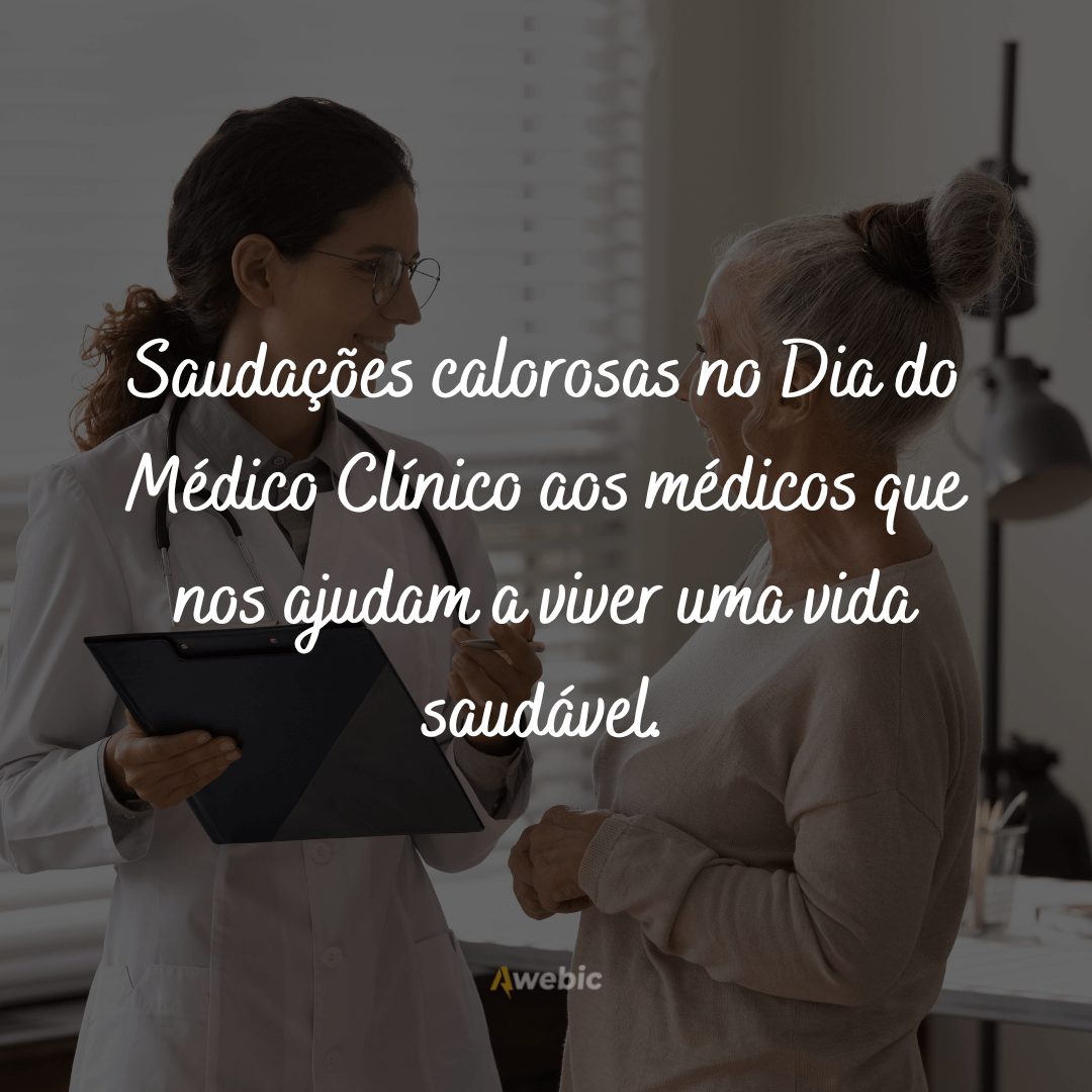 Mensagens para o Dia do Médico Clínico