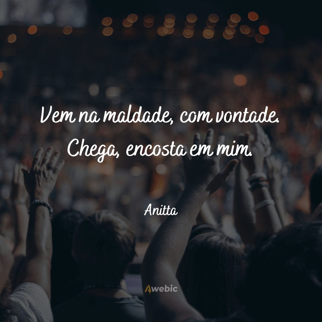 Trechos de músicas de Anitta