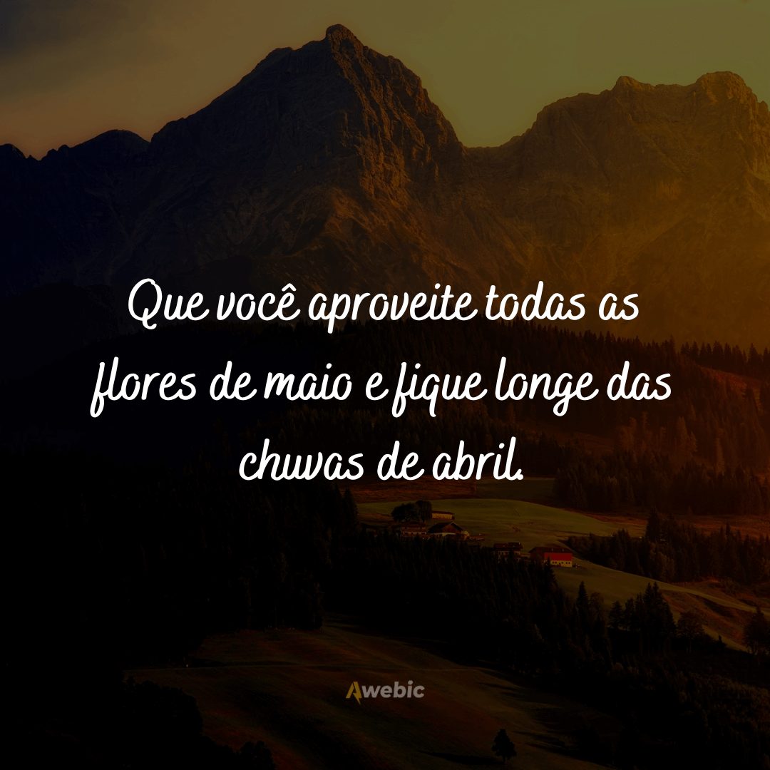 Frases abençoadas para abril