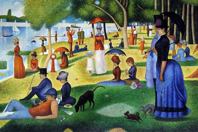 Uma Tarde de Domingo na Ilha de Grande Jatte (Georges Seurat)