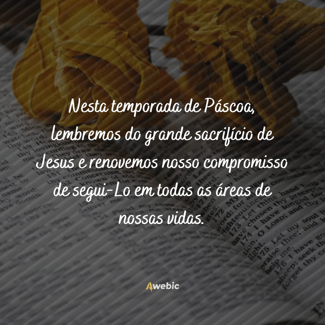 Mensagens cristãs para Páscoa