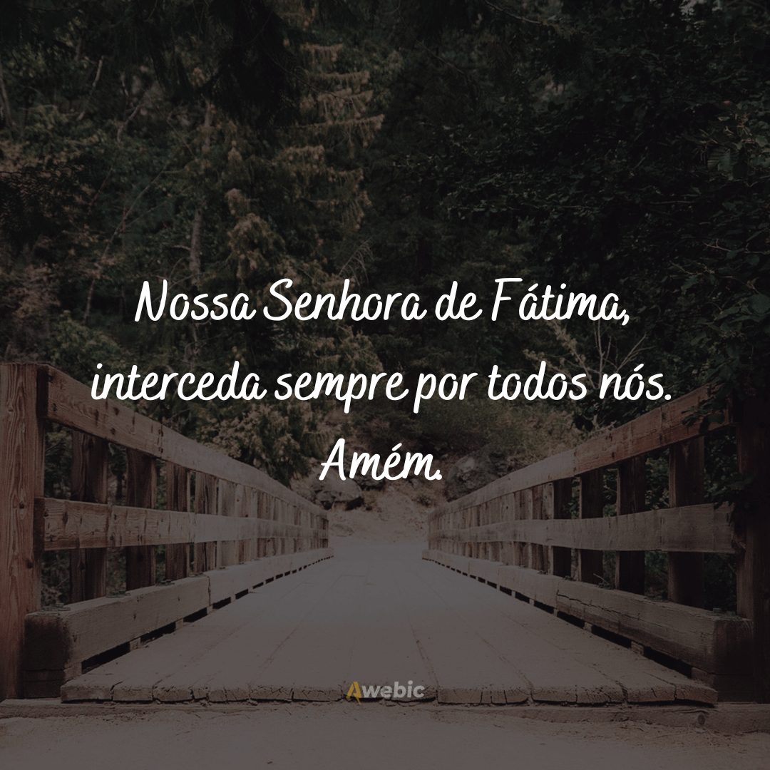 Frases de Nossa Senhora de Fátima