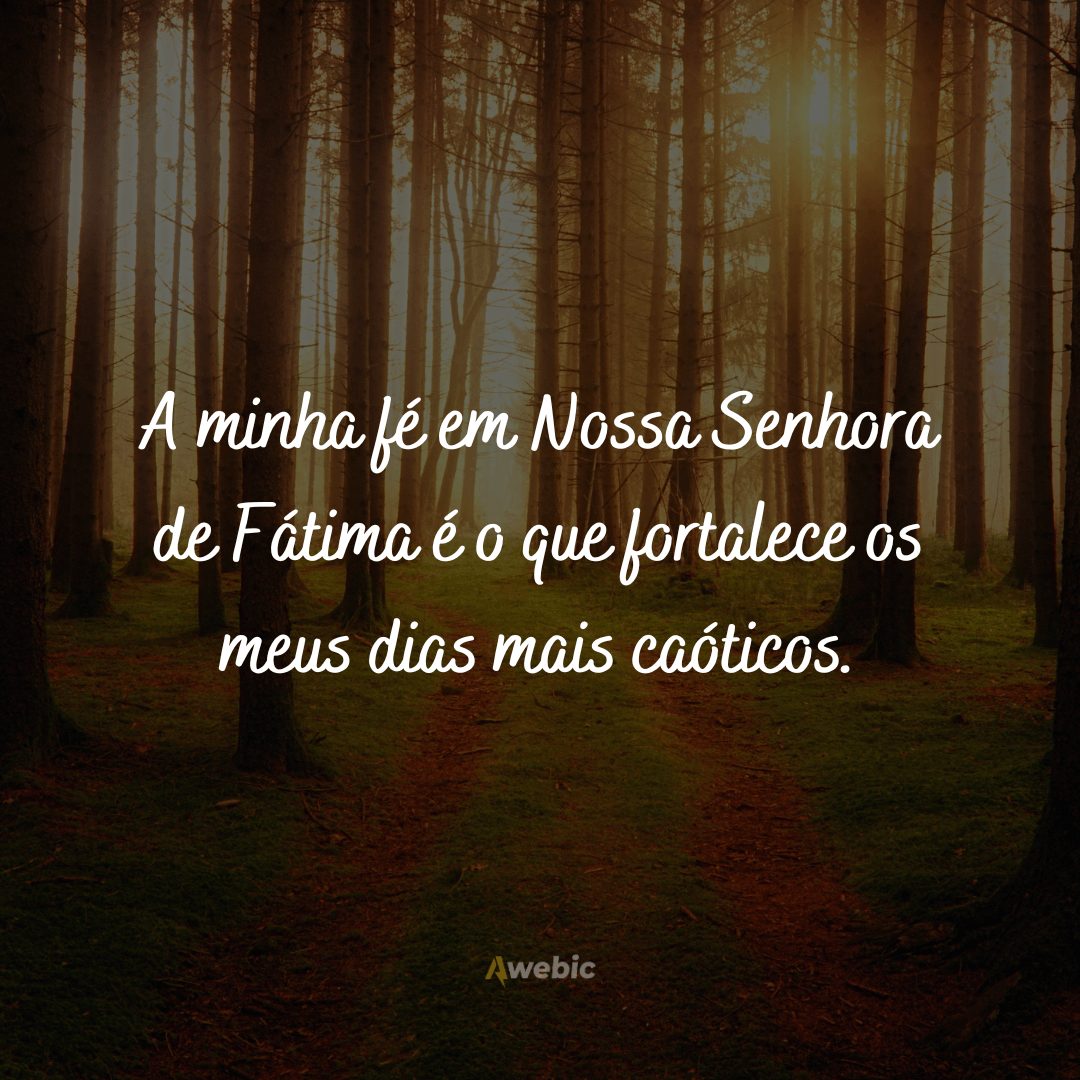 Frases de Nossa Senhora de Fátima