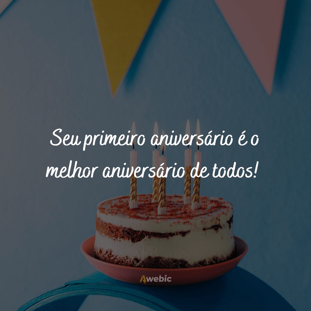 Frases de aniversário de 1 ano