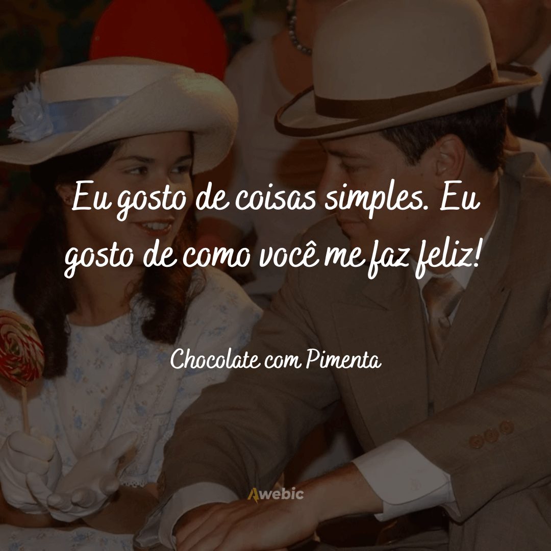 Frases de Chocolate com Pimenta