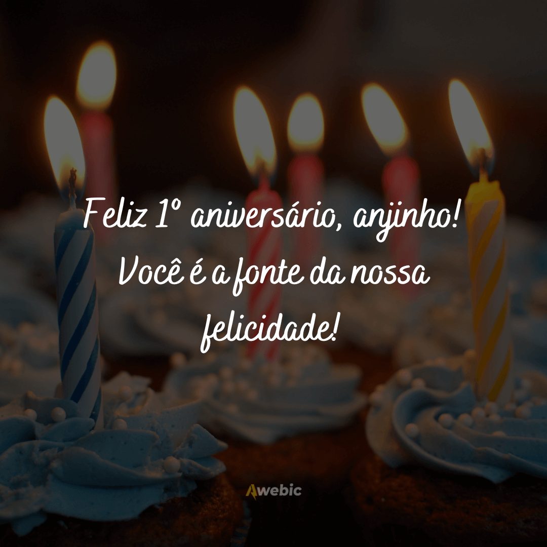 Frases de aniversário de 1 ano