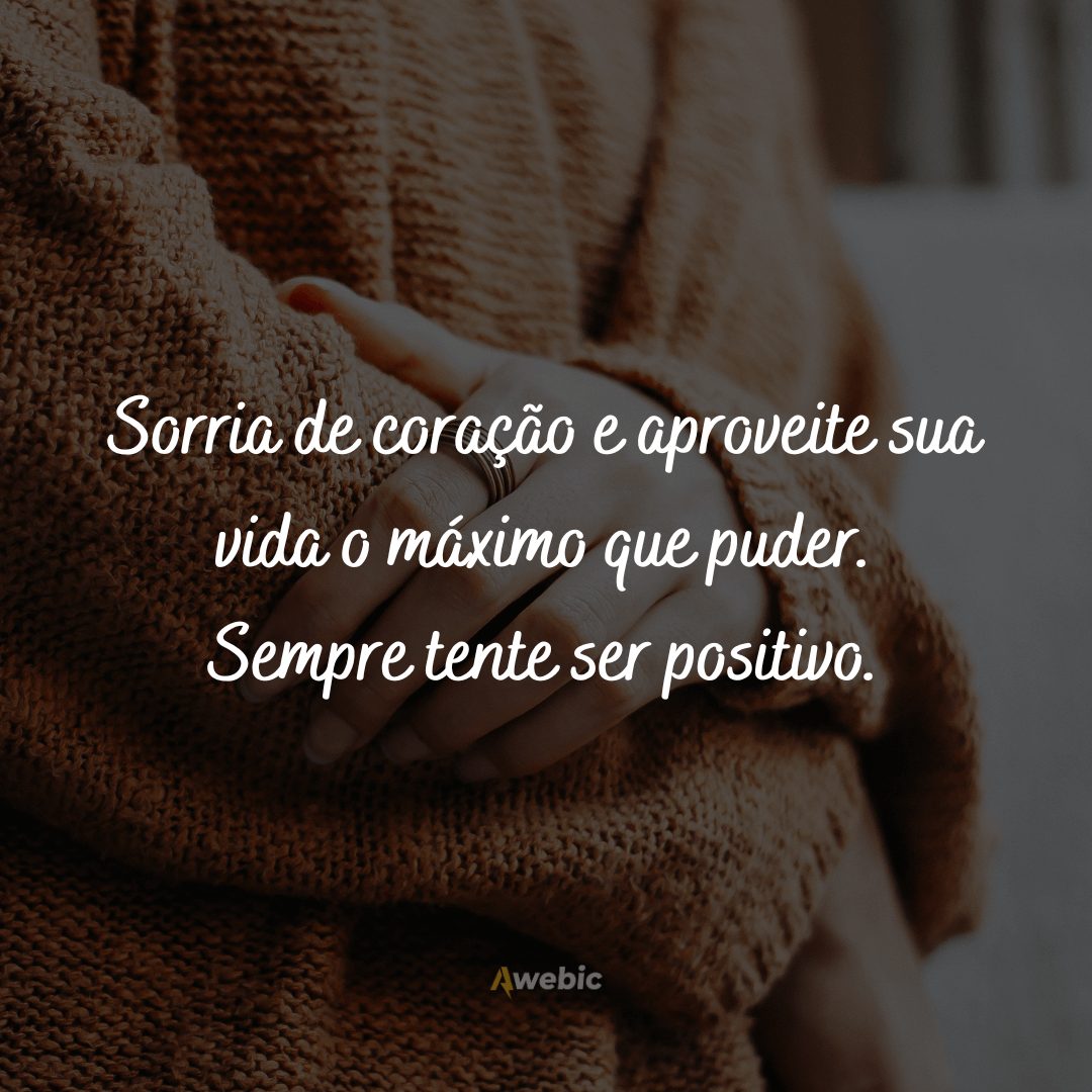 Frases de pensamentos positivos