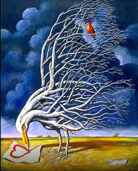 A primeira impressão causada por esta imagem revela se você é para casar ou vai continuar solteiro (Imagem: Rafal Olbinski)