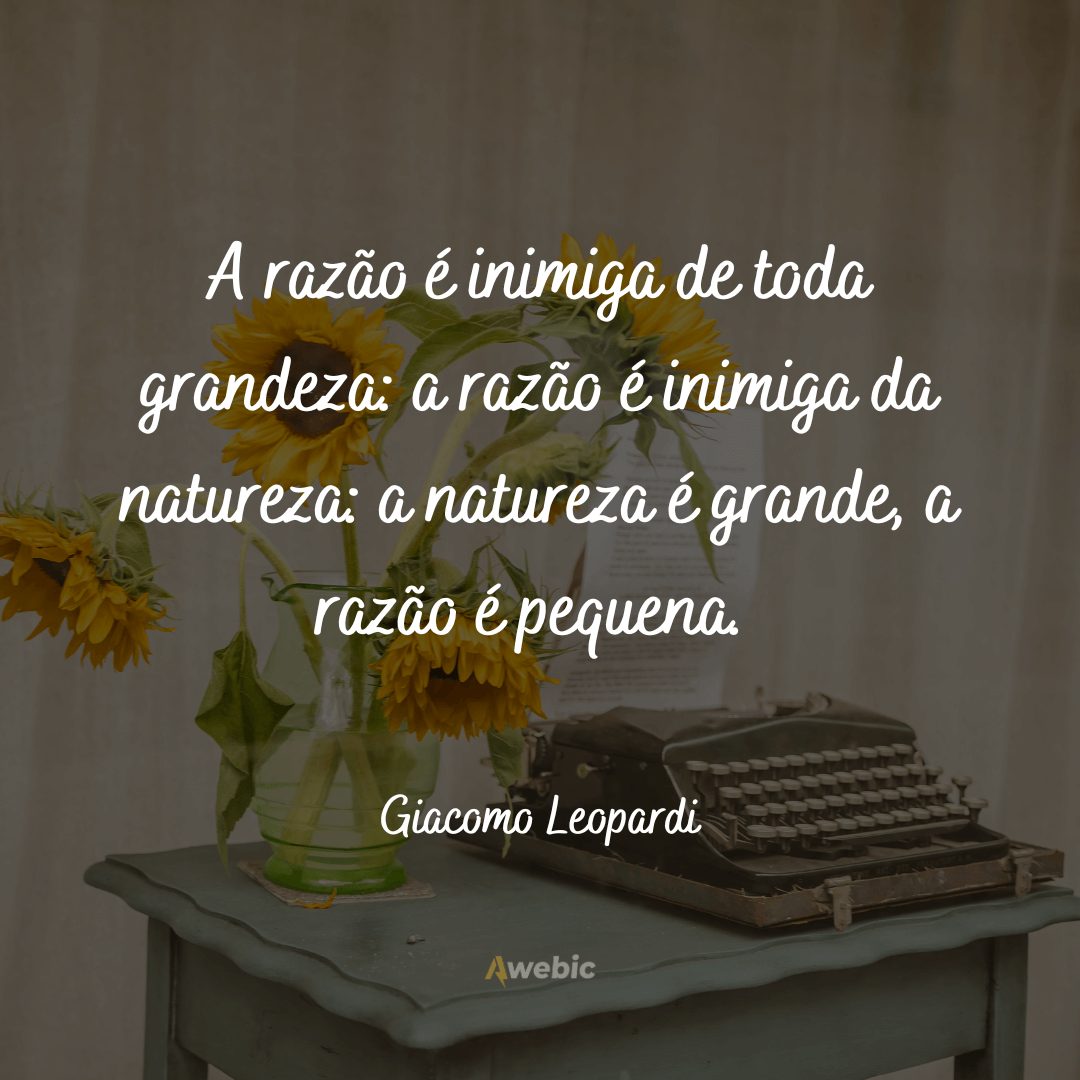 Frases de Giacomo Leopardi