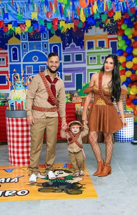 5 fantasias LINDAS para festa junina da família: surpreenda todos! (Imagens: Pinterest)