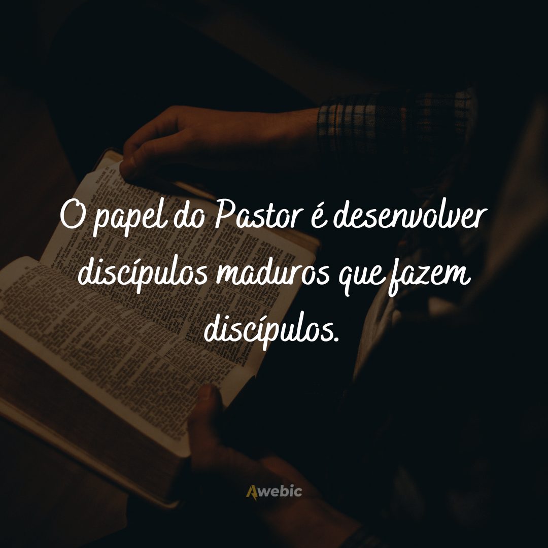 Mensagens de admiração para Pastor