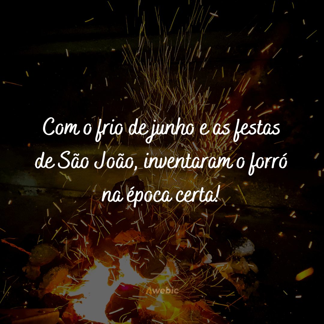 Frases de bom dia junino para WhatsApp