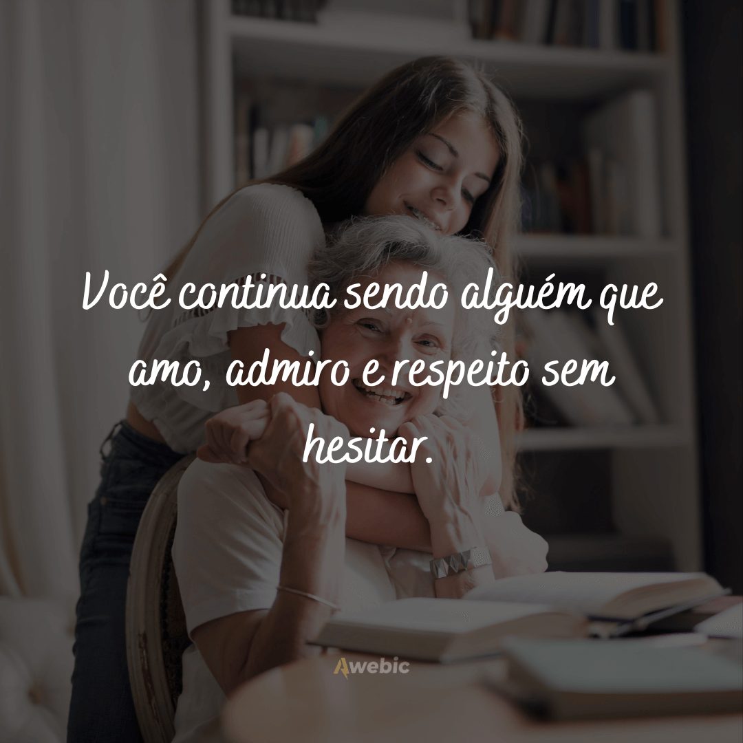 Frases de admiração para avó