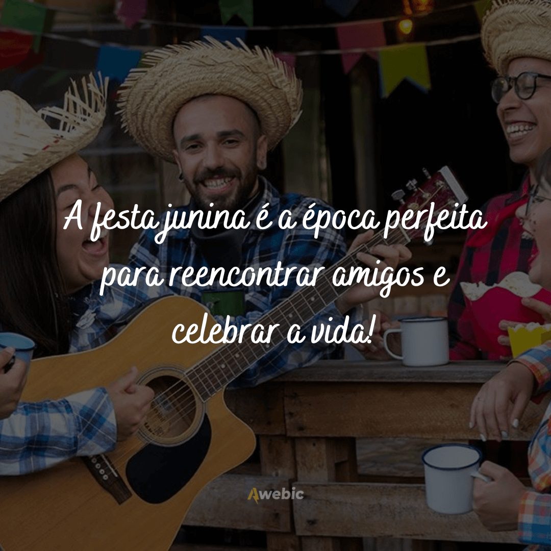 Legendas de foto de festa junina